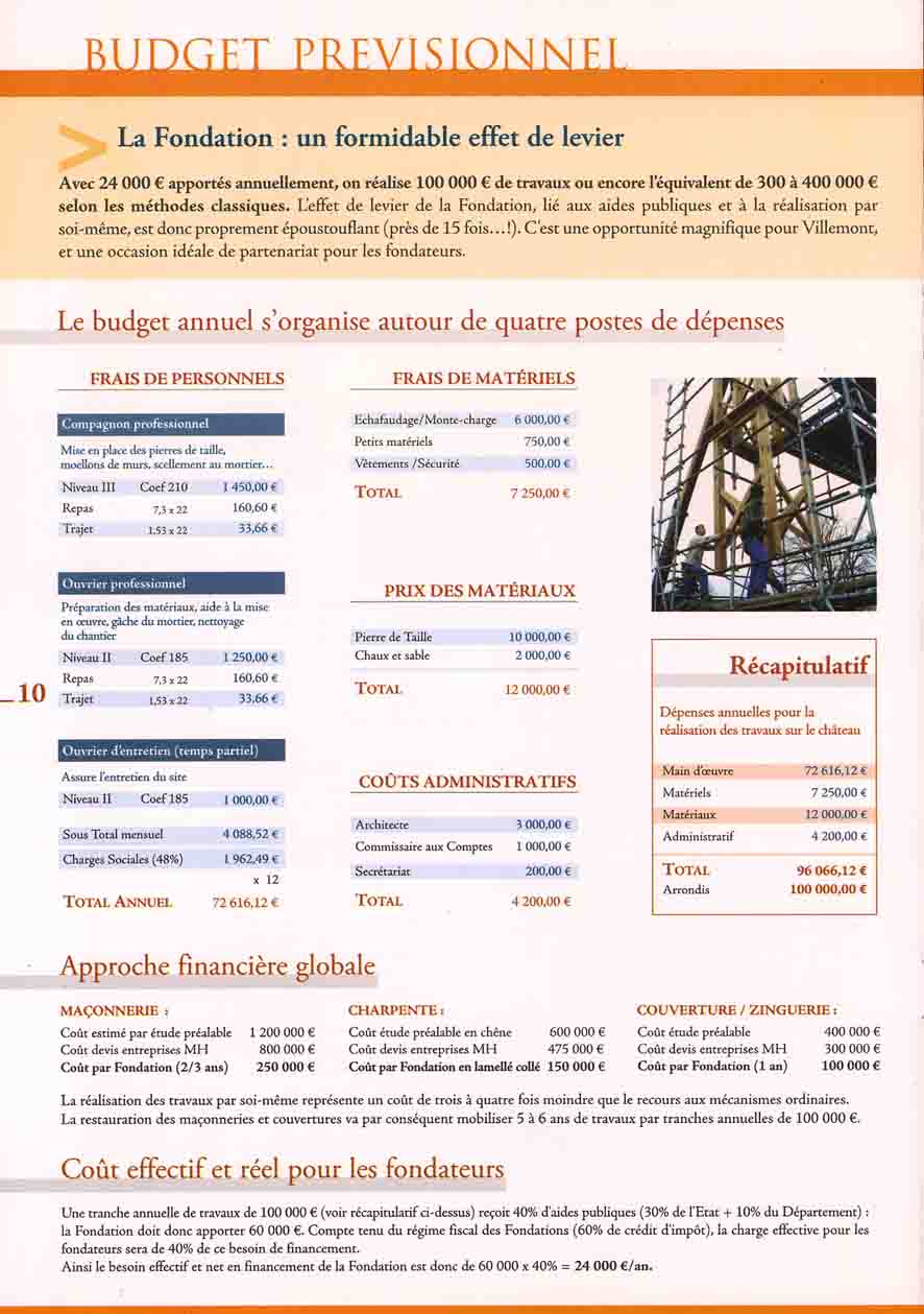 Plaquette de la fondation d'entreprise, page 10