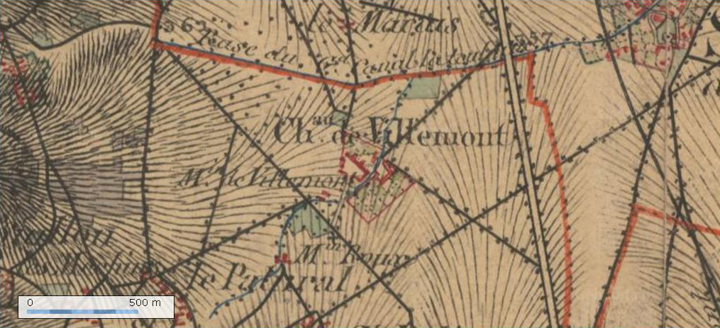 Carte d'état-major du XIXe siècle