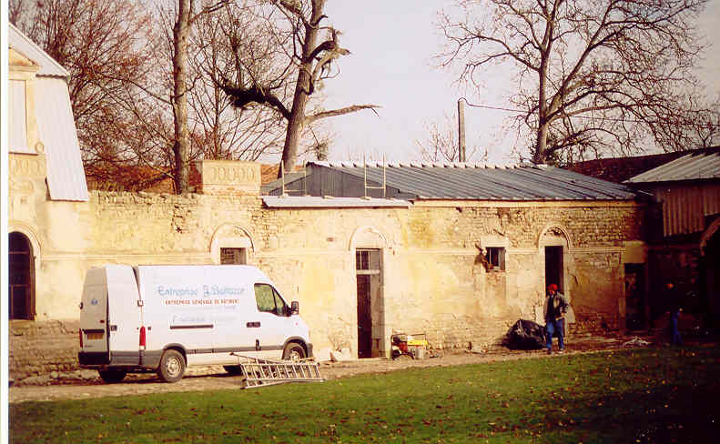 La toiture terminée