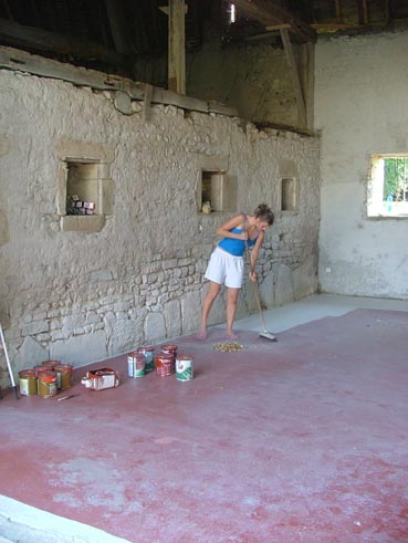Peinture du sol