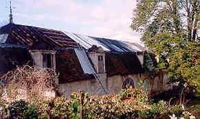 Grange Est en 1998 : réfection des terrassons